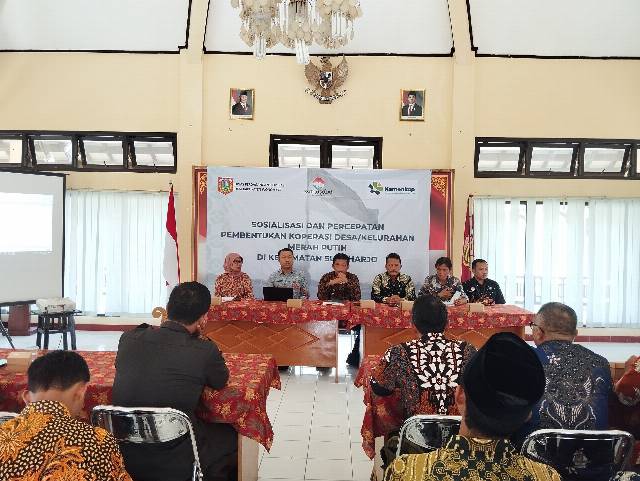 SOSIALISASI DAN PERCEPATAN PEMBENTUKAN KOPERASI DESA MERAH PUTIH